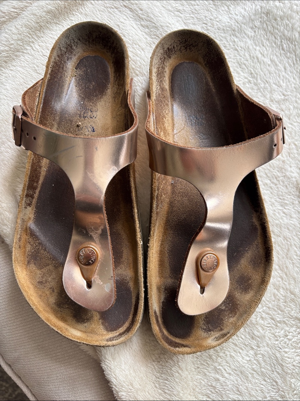 Birkenstock rose t strap Leather Sandal in 39